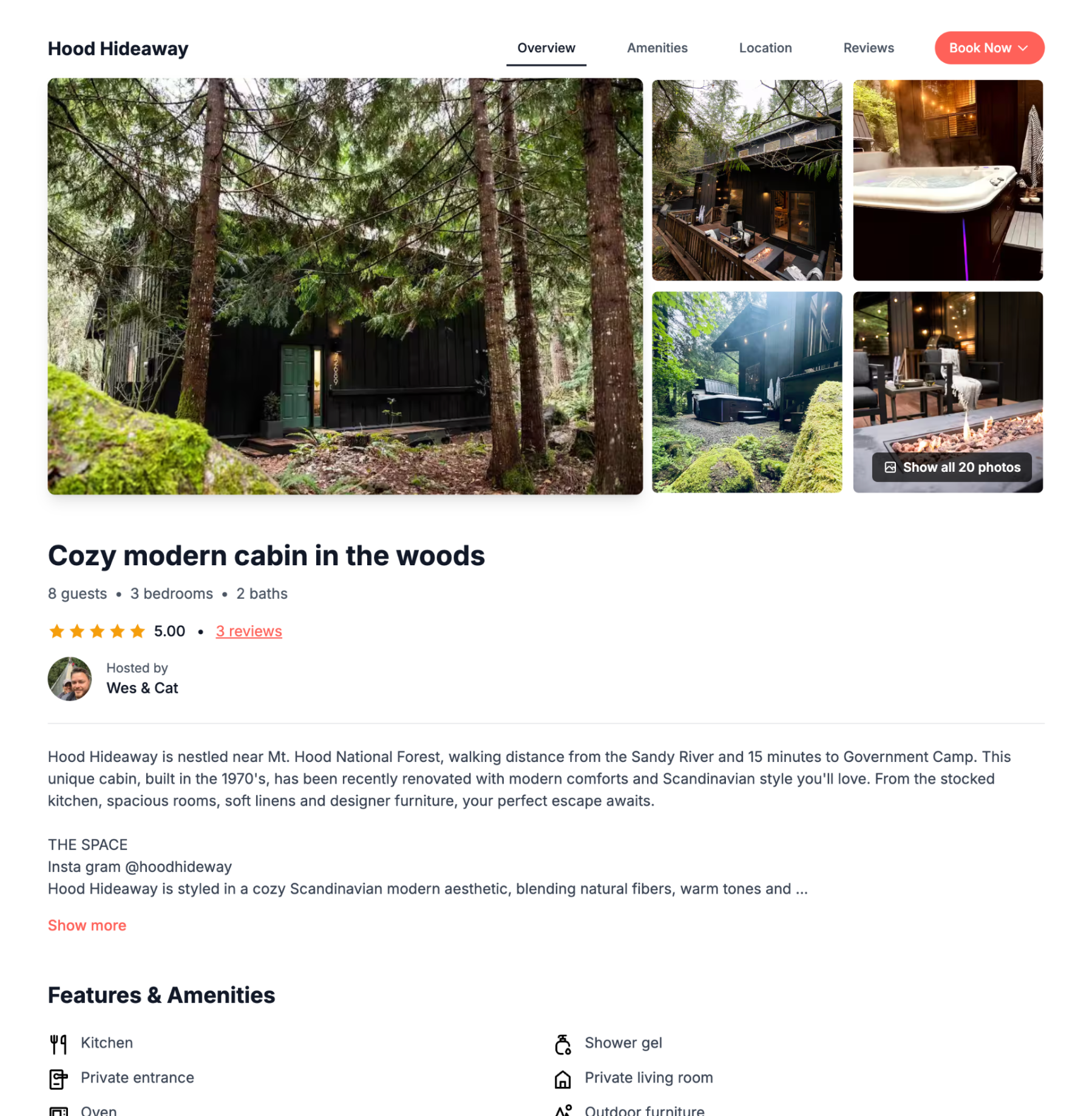 PadPage Listing Preview